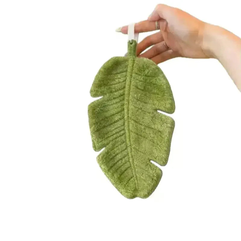 Kitchen Bathroom Handkerchief Thick Absorbent Coral Fleece Hanging Zpaxo