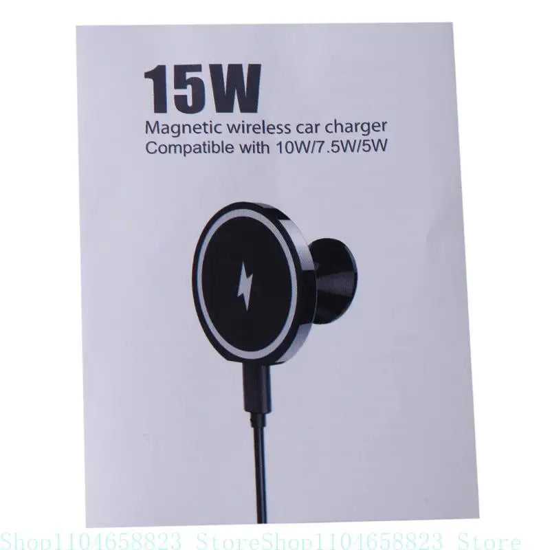 Wireless Charging Car Holder 15W Fast Phone 12mini 12 Macsafe Zpaxo