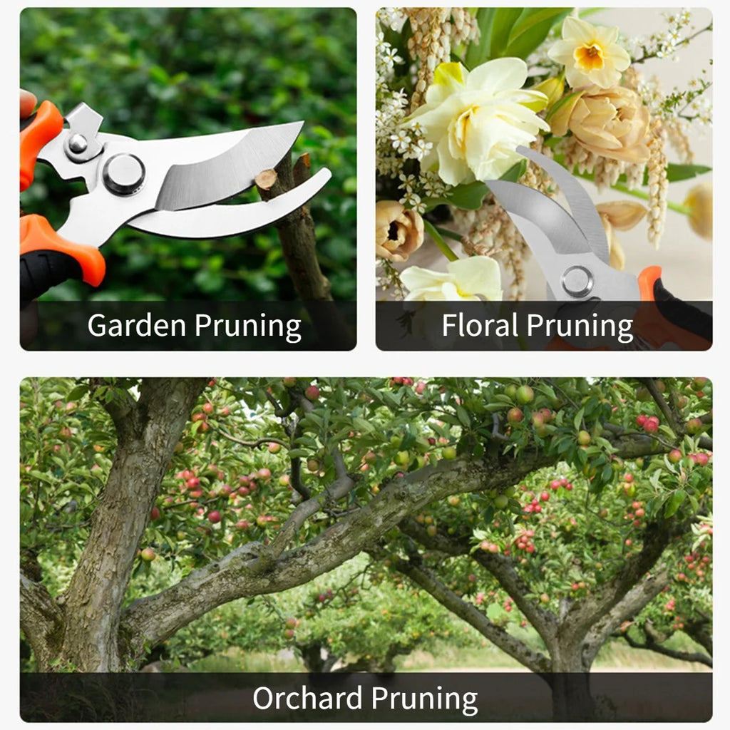 Heavy Duty Stainless Steel Pruning Shears | Garden Trimmer