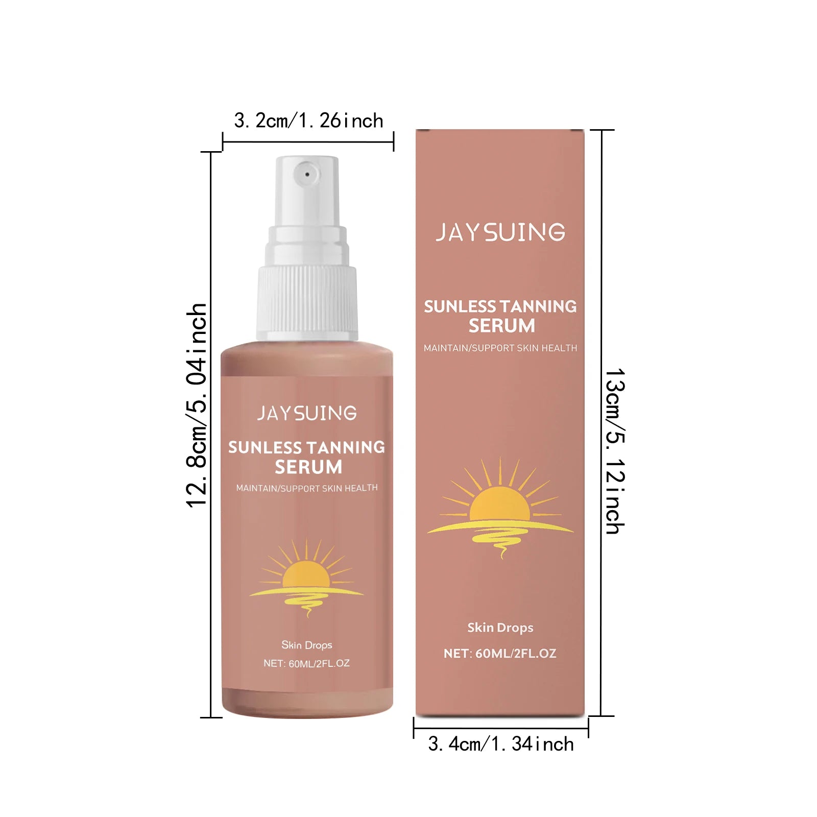Eelhoe Herbal Self Tanning Spray – Sunless Bronzer Face & Body Self Tanning Spray Zpaxo