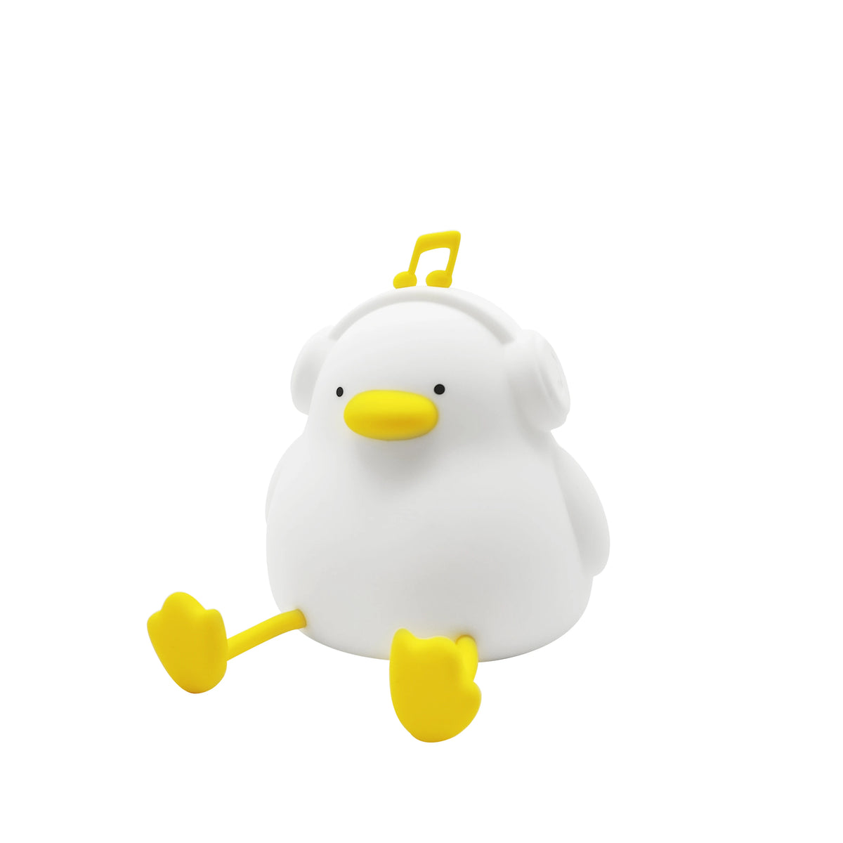 LED Night Light Cute Duck Cartoon Animals Silicone Lamp for Children Kid Touch Sensor Timing USB Rechargeable for Birthday Gifts Zpaxo B