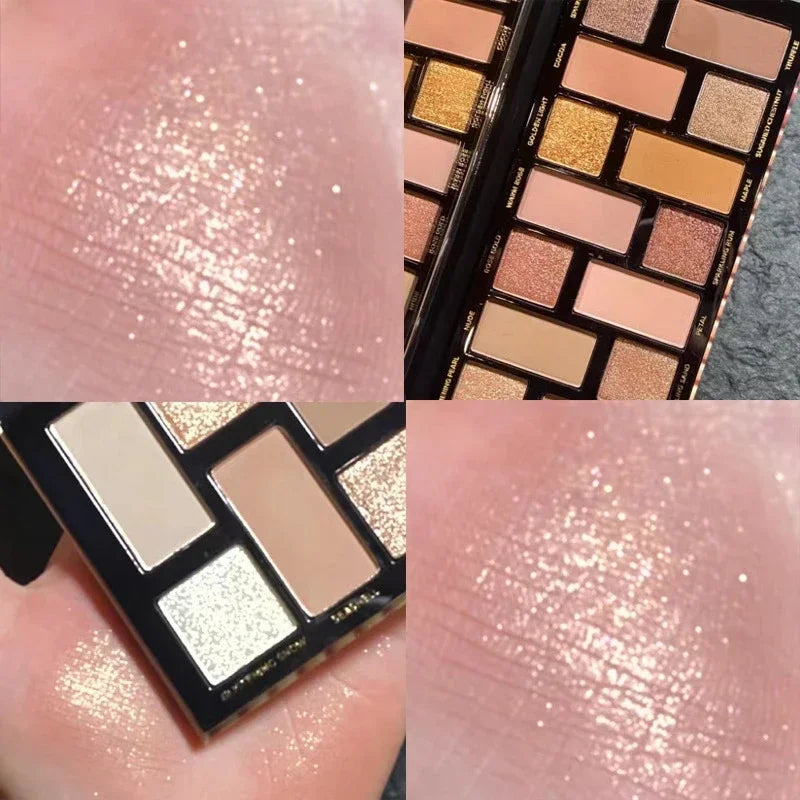 Glitter 16 Eyeshadow Palette Makeup Long-lasting Matte Eye Shadow
