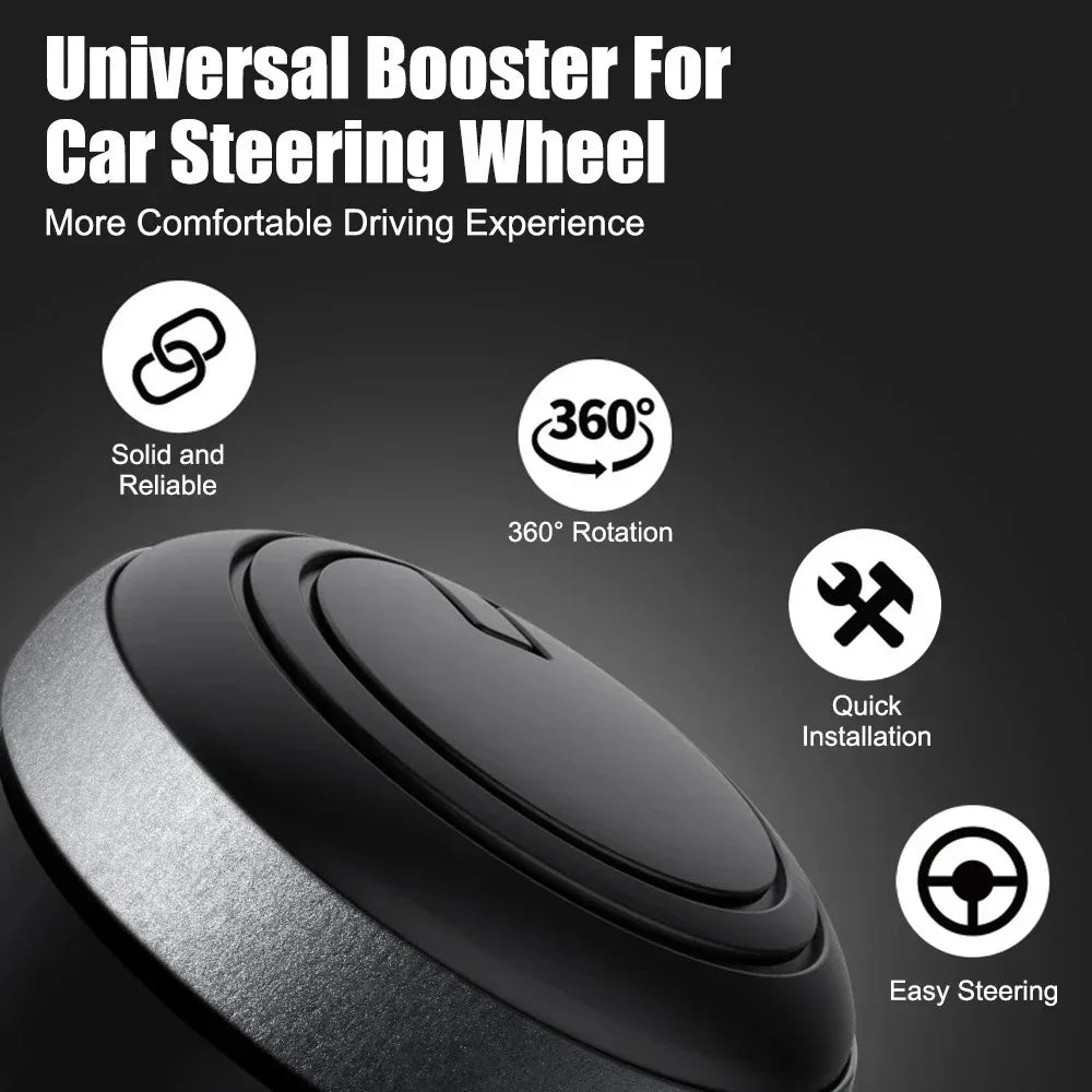360° Steering Wheel Spinner Knob – Universal Metal Bearing Ball Steering Wheel Spinner Zpaxo