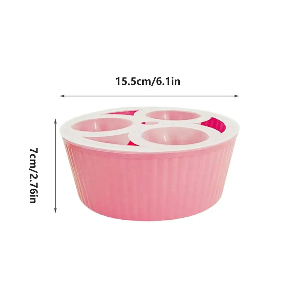 Hydroponic Planter 3 Hole Vase Flower Bulb Planting Container Zpaxo B