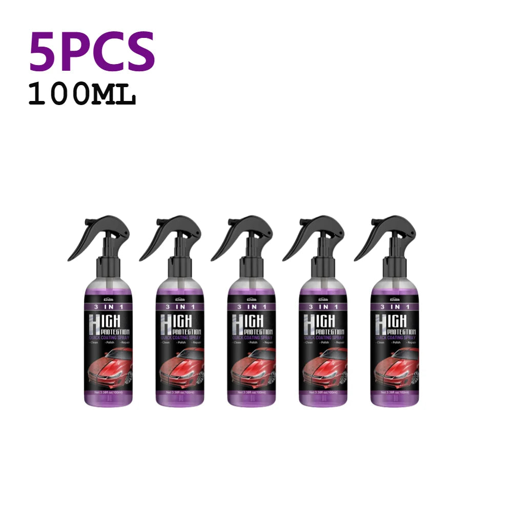 1 Car Ceramic Nano Coating Liquid Crystal Hydrophobic Layer Polishing Zpaxo 100ml 5PCS