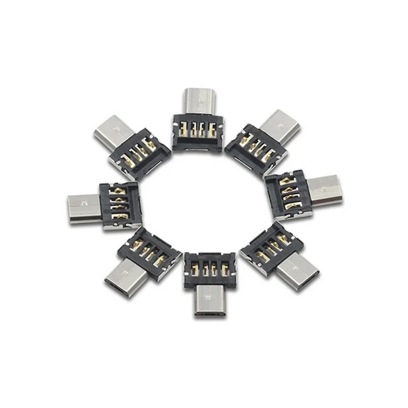 1- Universal USB OTG Micro C Adapter USB-C Male 2 0 Female Data