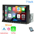 HIPPCRON 7-inch Car MP5 Player Wired Carplay Android Auto FM Radio HD