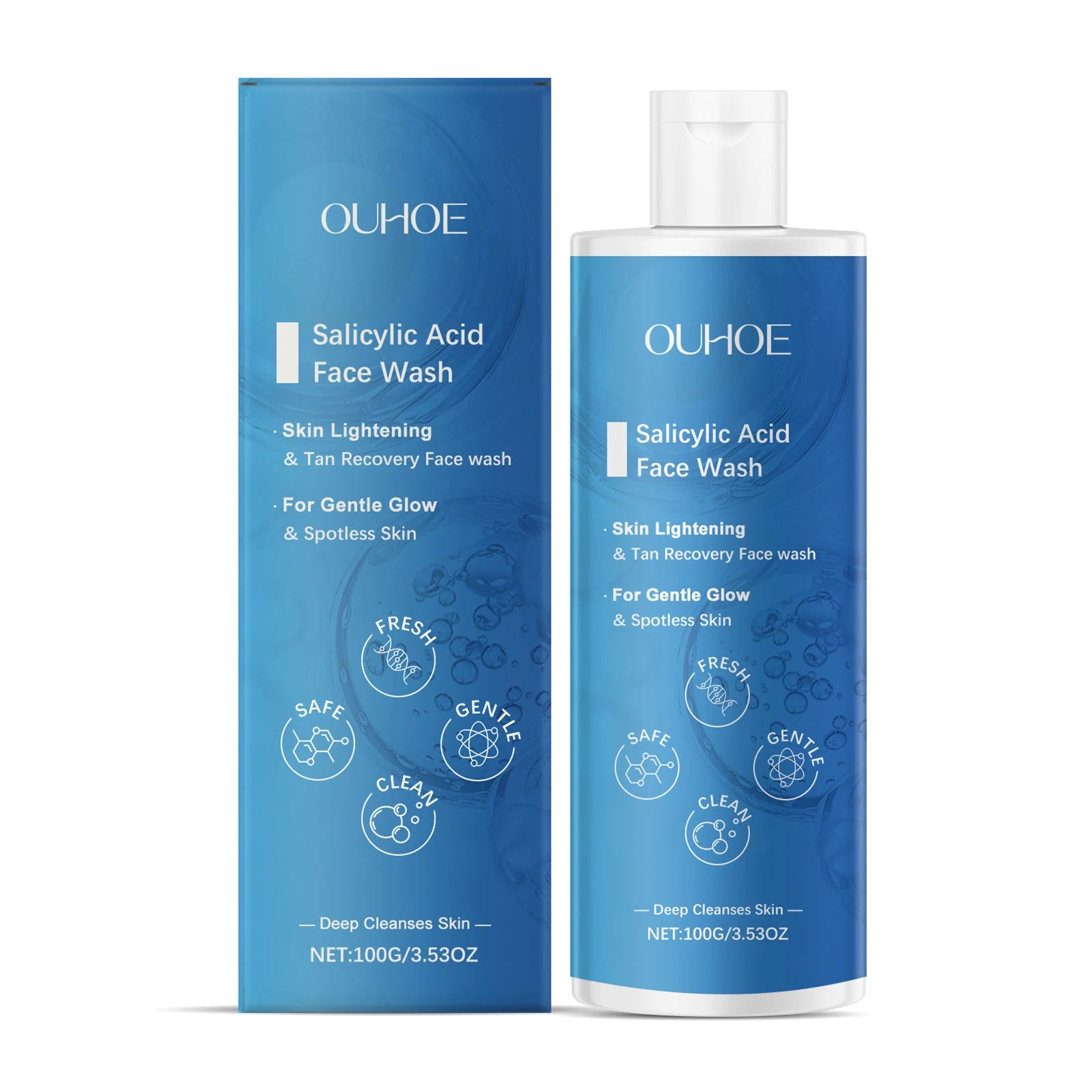 Salicylic Acid Facial Cleanser – Acne & Pore Control Face Wash Facial Cleanser Zpaxo 1Pcs