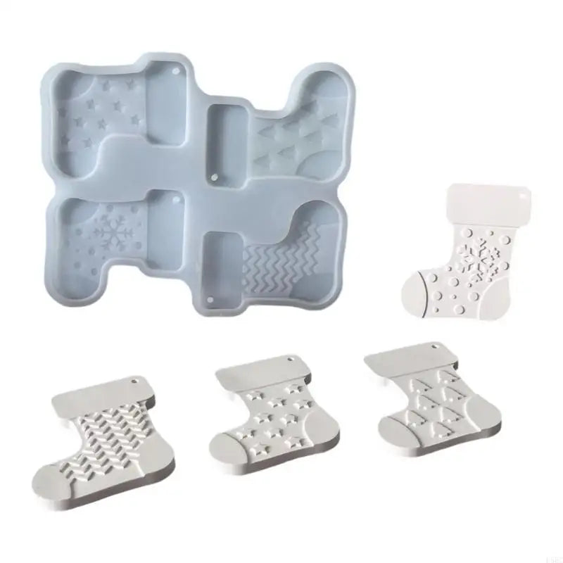 Christmas Stocking Silicone Molds DIY Holiday Decorations Baking