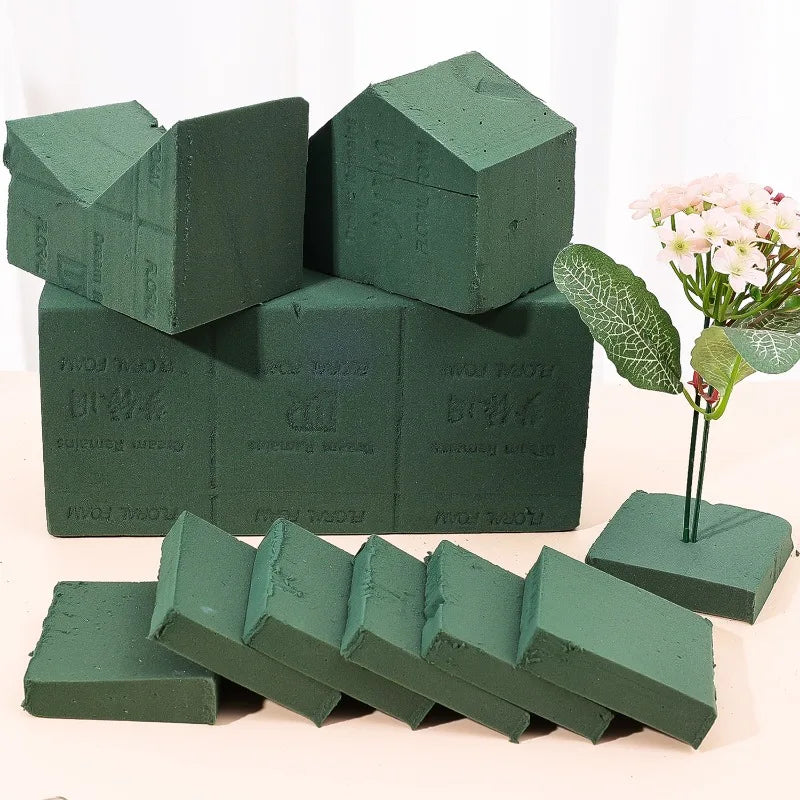 Flower Foam Blocks Fresh Artificial Flowers 1-6 Wet Home Decoration