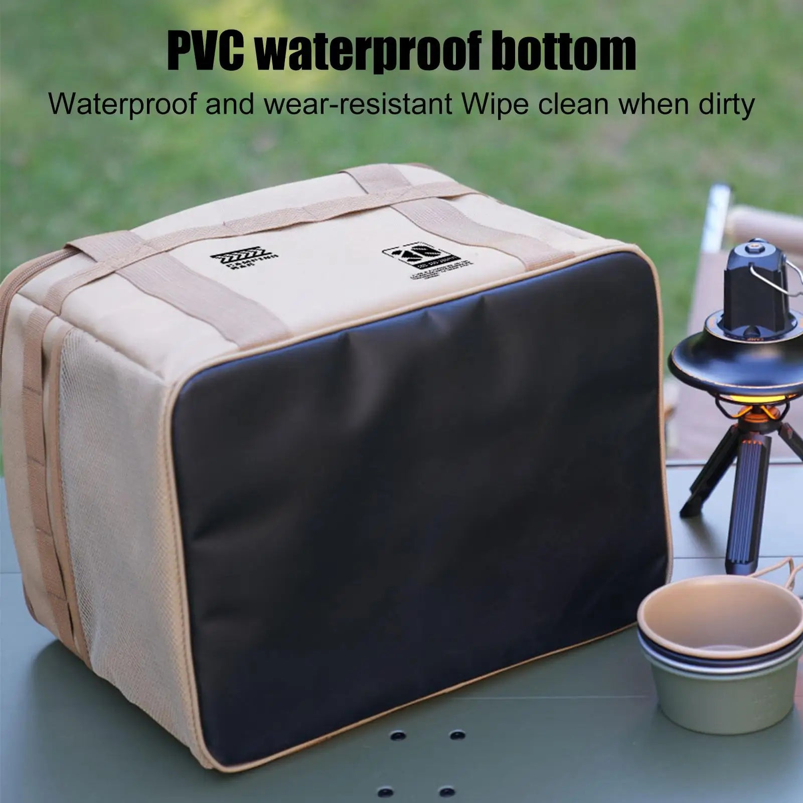 Outdoor Folding Storage Box BBQ Camping Equipment Tableware
