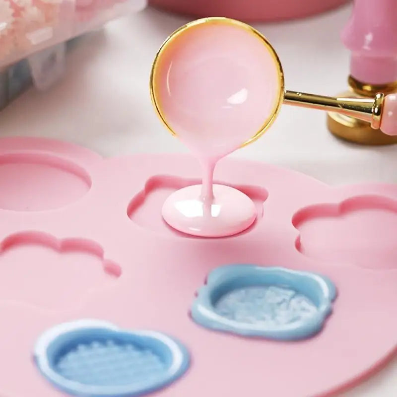 Wax Seal Stamp Silicone Mold Pad | 6 Shapes for 25mm Stamps