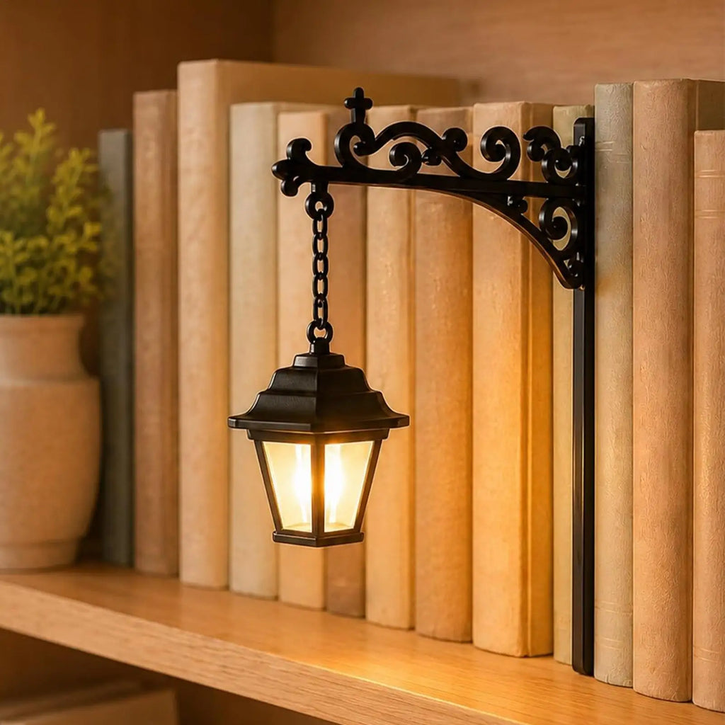 Library Lantern Bookshelf Lighting Decorative Reading Corner Lamp