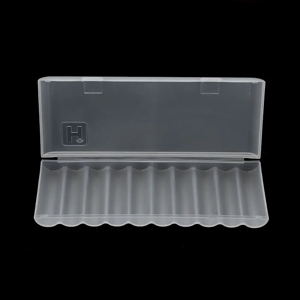 Waterproof Heavy-Duty 10 Slot Battery Case Plastic Organizer Portable Battery Storage Bag For AAA AA 18650 Battery Organizer Box Zpaxo
