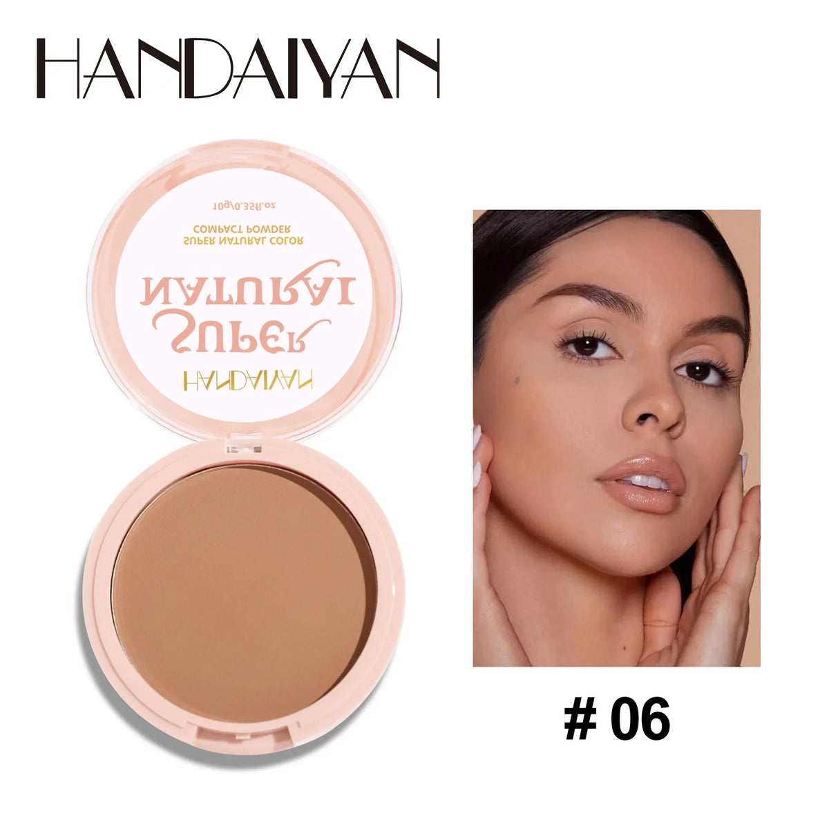 8 Colors Matte Face Pressed Powder 24 Hours Oil Control Natural Zpaxo 06