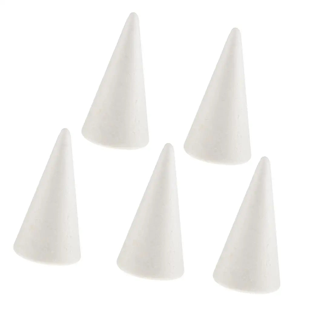 5/10pcs 70/100/150mm Christmas Tree Styrofoam Foam for Handmade Modeling Craft DIY Supplies Party Ornament Zpaxo