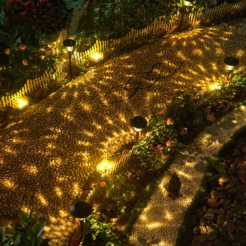 Solar Pathway Lights Waterproof IP65 LED Outdoor Lighting Warm Path Zpaxo