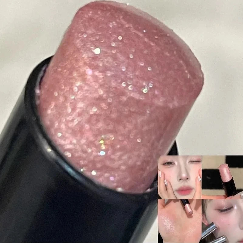 Pearly Eyeshadow Stick Highlighter Pencil Waterproof Glitter Lying