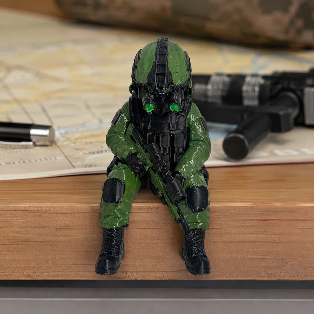 Tactical Mini Soldier Figurine Sniper Ornaments Enthusiasts