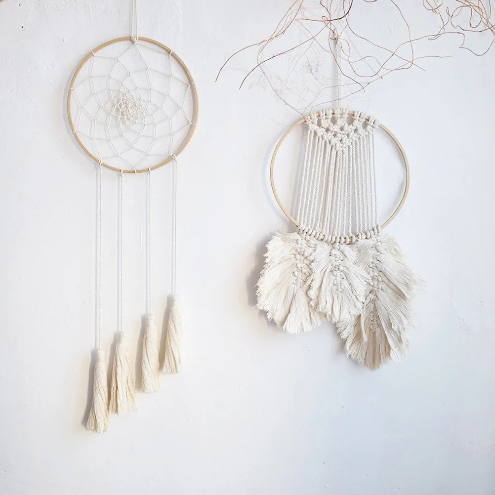 Dreamcatcher Bamboo Rings Diameter Round Wooden DIY Craft Tools Dream