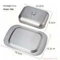 Butter & Cheese Storage Box with Lid & Knife | Fridge Keeper