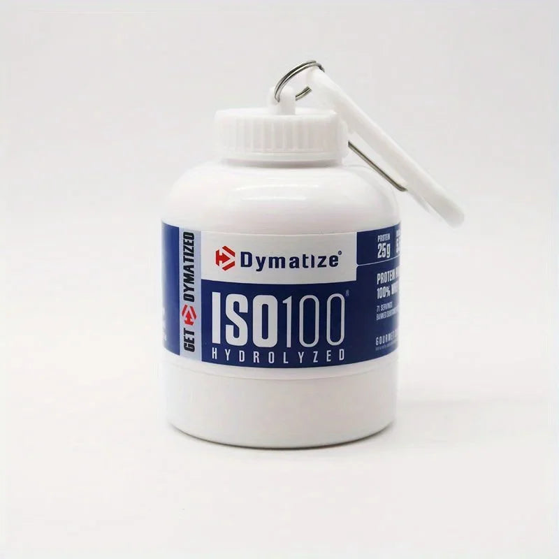 Outdoor Sport Mini Portable Protein Container Powder Bottle Whey Zpaxo WHITE