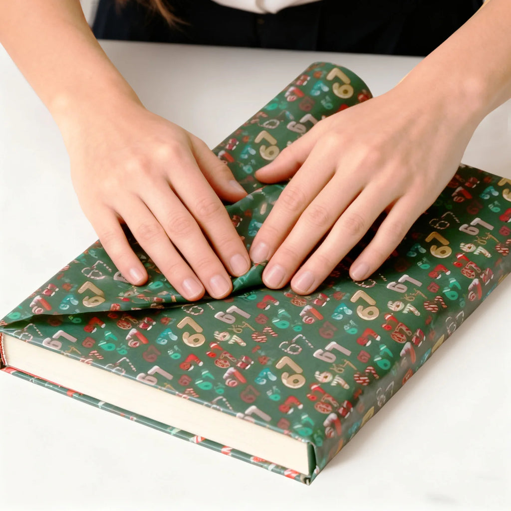 Christmas Wrapping Paper Roll 67 Patterns Gag Wrap Fun Wide Festive