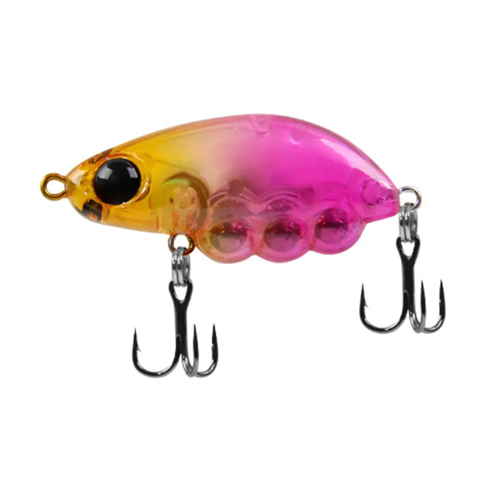 Mini Hard Bait Fixed Steel Ball Fishing Lure Trout Perch Bass
