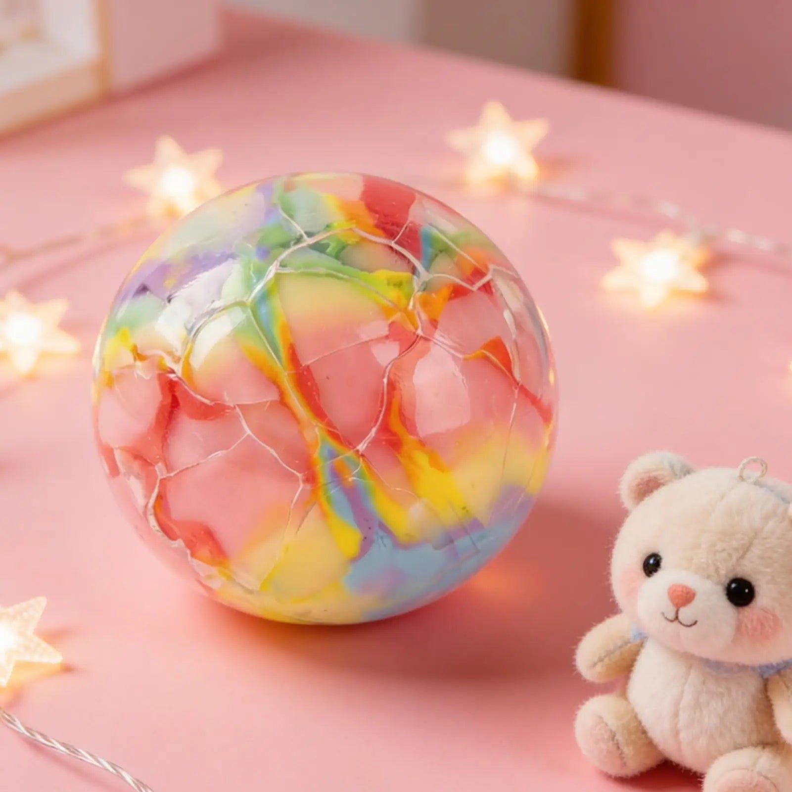 Squeeze Balls Fun Crackling Sound Calming Ball Fidget Toy For Kids Adults Classroom Travel Home Work Study Relaxation Play Zpaxo China Mainland