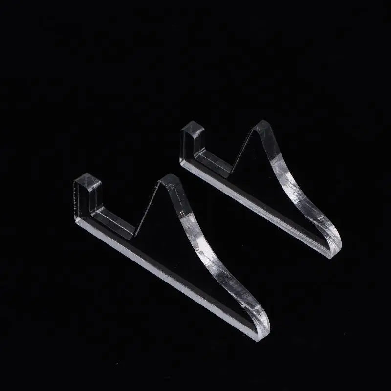 2-Pack Transparent Acrylic Photo Frame Display Stand