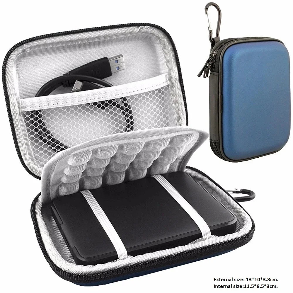 2 5 Shockproof Carrying External Hard Drive Bag WD My Passport Ultra Zpaxo Blue