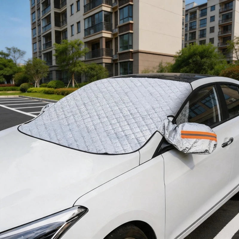 Heavy Duty Car Windshield Snow Cover All Weather Protection Blocks