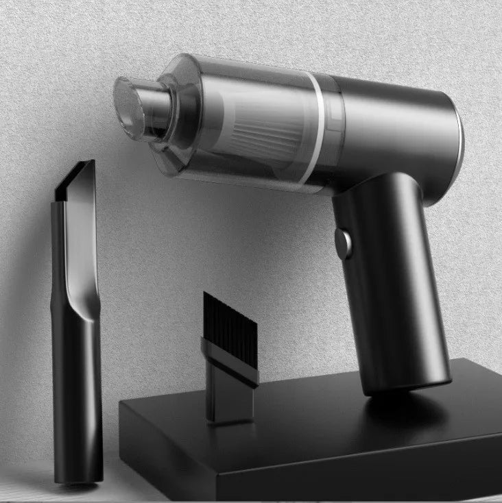 1pc Wireless Vacuum Cleaner Dual Use for Home and Car 120W High Power Powerful Vacuum Cleaner Black Zpaxo black