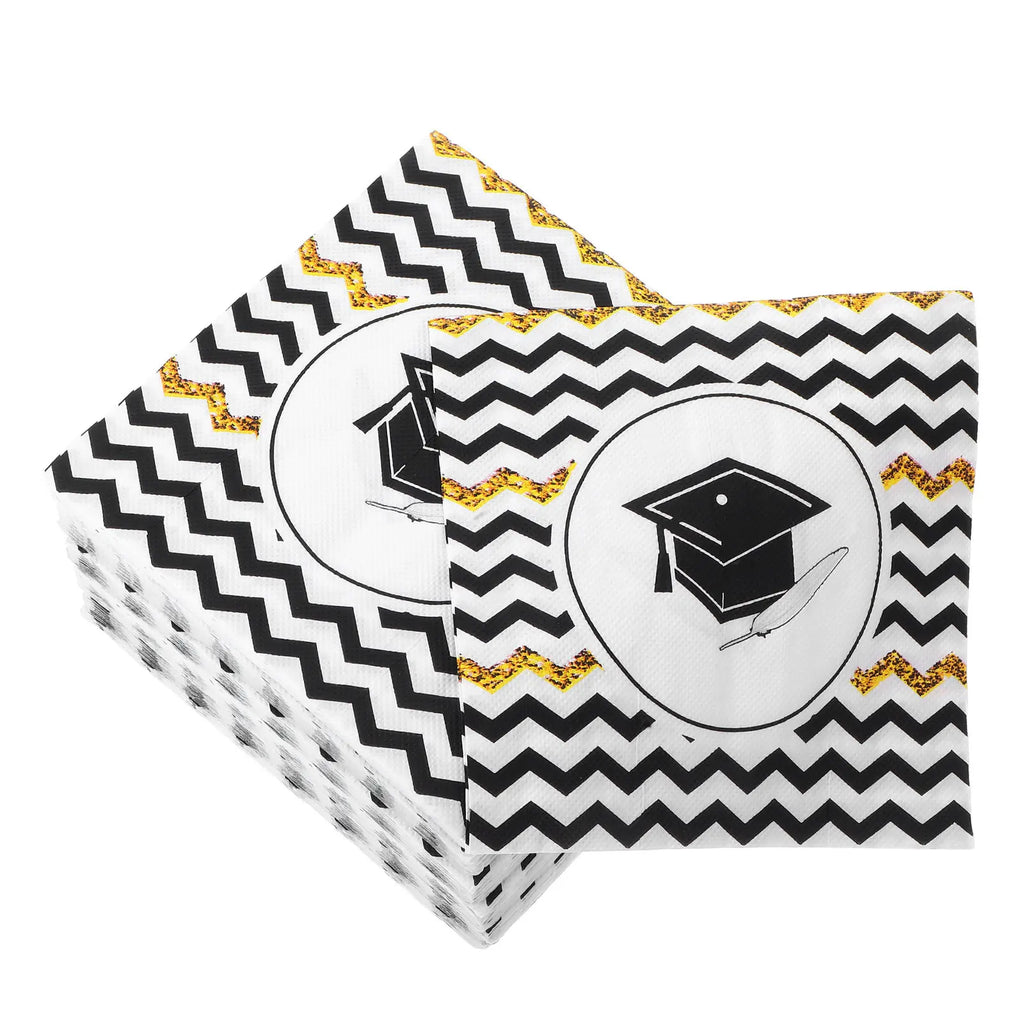 Graduation Party Napkins Durable Thick Paper Towels Suitable 2025