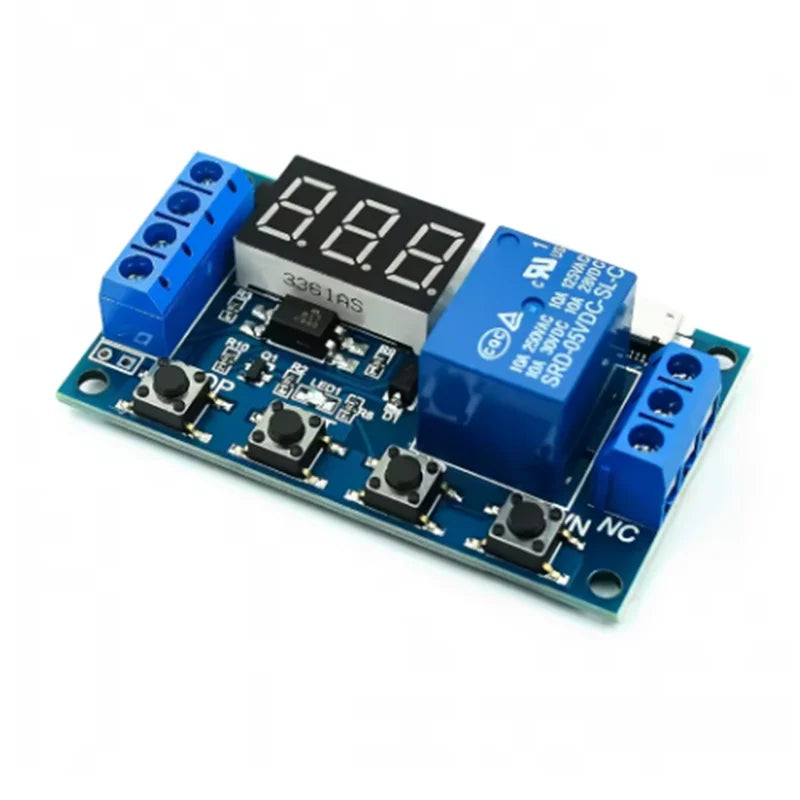 Cycle timing circuit switch with delay, power-off, disconnection trigger, delay, cycle timing circuit switch with USB relay modu Zpaxo