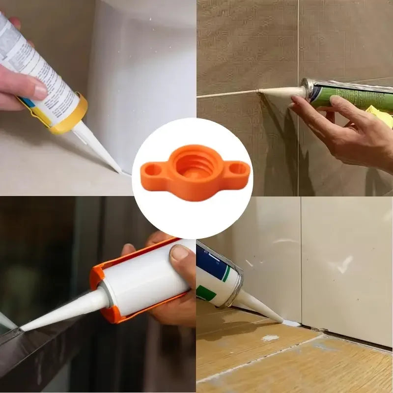 3-Pack Glue Bottle Sealing Caps – Durable Plastic Craft Caps