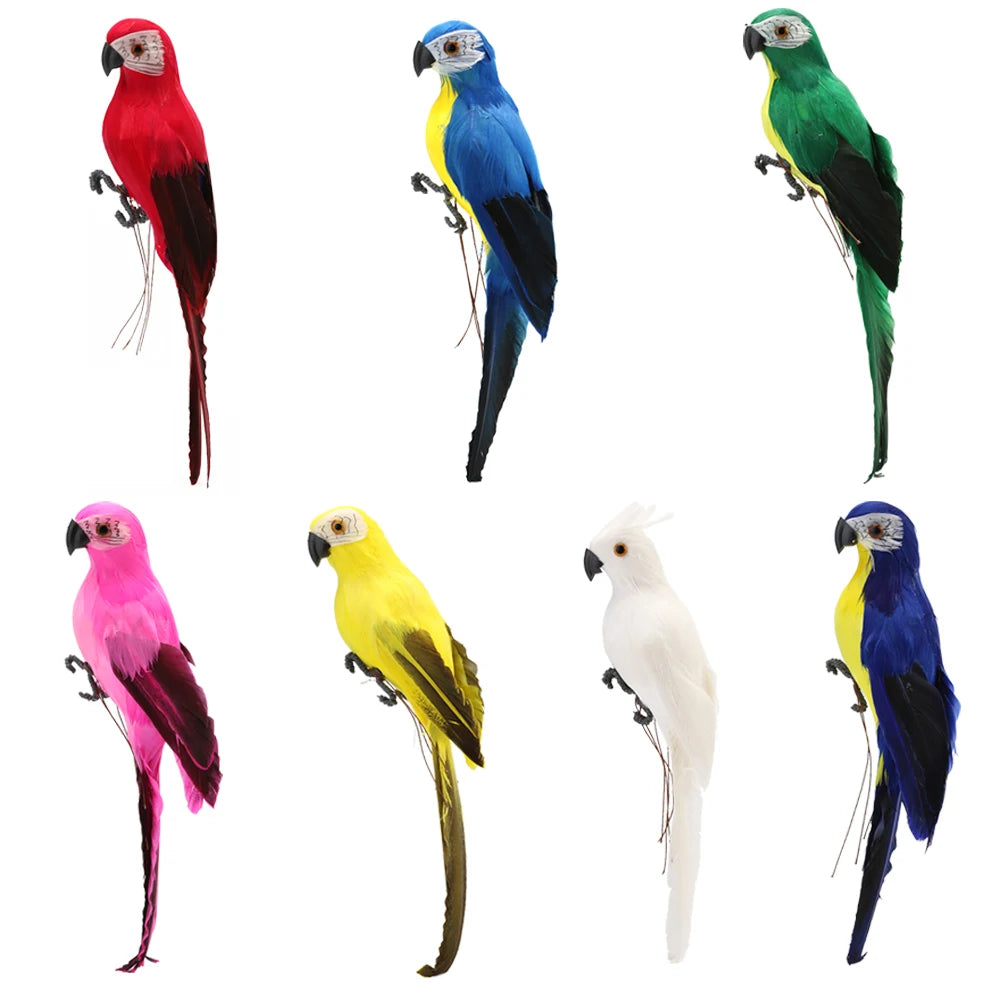 Artificial Simulation Foam Bird Creative Feather Parrot Fake Animal
