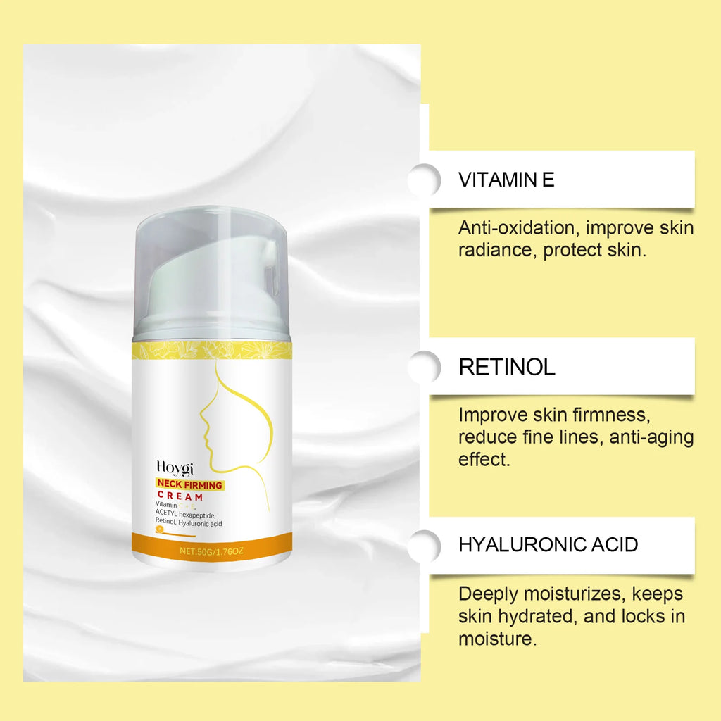 Hoygi Retinol Neck Cream – Firming & Anti-Aging | 50g Neck Firming Cream Zpaxo