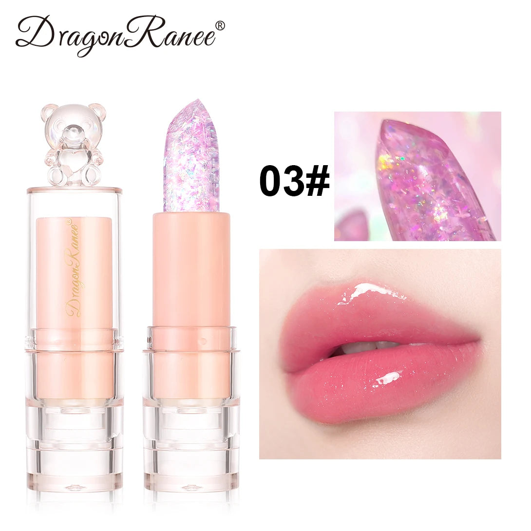 Lipstick That Is Moisturizing, Non-Sticky, Long-Lasting, Hydrating, and Color-Changing with a Fine Shimmer, Waterproof, and Non-Transferable Zpaxo 3Dr198 Full Size