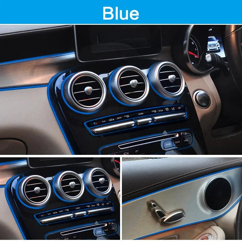 5M Flexible Car Interior Trim Strips – Dashboard & Door Moulding