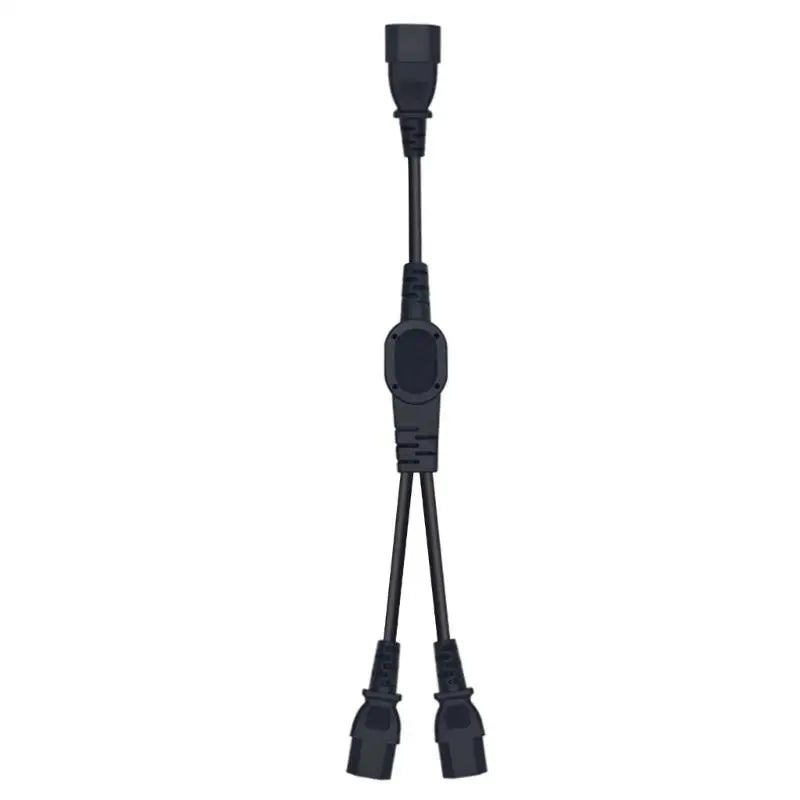 652F US 3Pin Power Cord IEC320 C14 to 2xC13 Power Cable Splitter Cord for Laptops Zpaxo