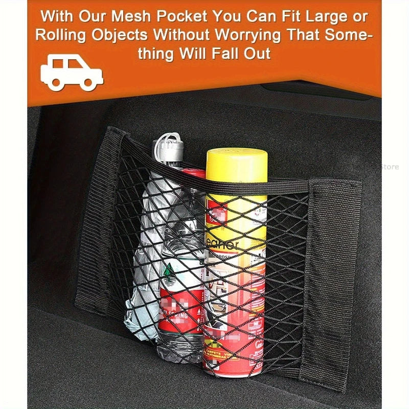 Wall Kitchen Cabinet Door Storage Bags Mesh Garbage Bag Plastic Shopping Bags Dispenser Sundries Bag Net Car Trunk Organizer Bag Zpaxo