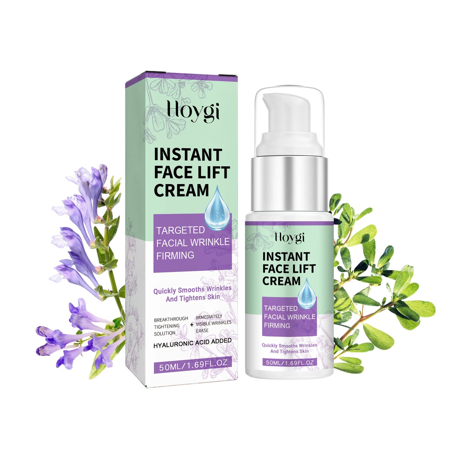 Hoygi Instant Face Lift Cream – Firming, Brightening & Anti-Aging Anti-Aging Face Cream Zpaxo 50ml Boxed