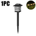 1 Solar Pathway Garden Lights Outdoor Waterproof Landscape Yard Patio Zpaxo Warm light 1pc