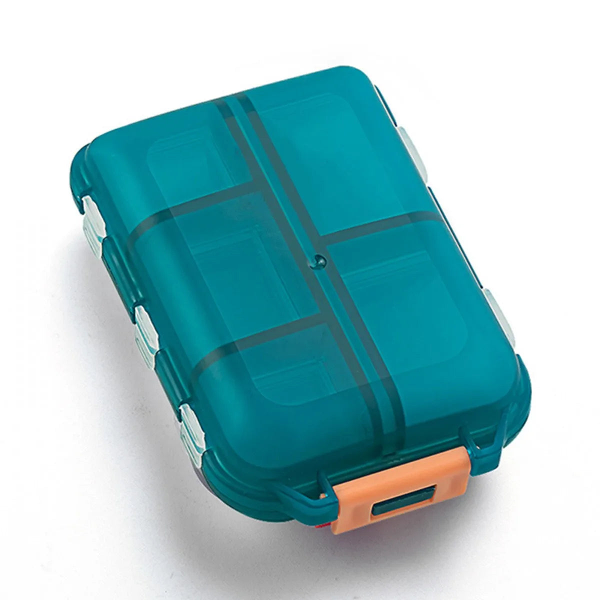 10 Compartments Travel Pill Organizer Pocket Portable Pill Storage Box Case Daily Pill Container or Purse Fish Oil Medicine Zpaxo 1 Green 10 grids