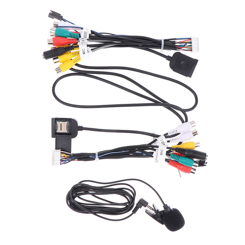 2024 New Sim Card Slot Adapter For Android Radio Multimedia Gps 4G 20pin Cable Connector Car Accsesories Wires Replancement Part Zpaxo