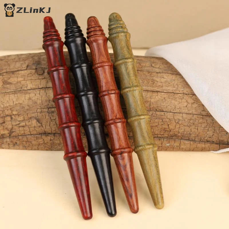▶1Pcs Natural Sandalwood Massage Stick, Acupoint Reflexology Massager, Full Body Deep Tissue Foot Relax Tool Zpaxo