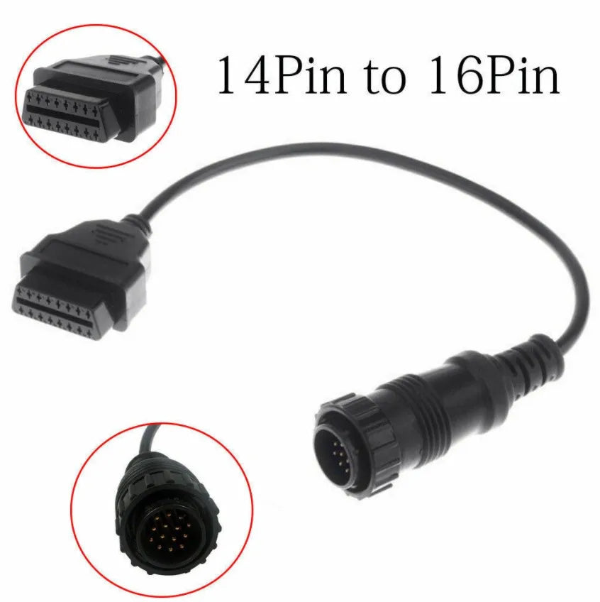 Mercedes BENZ Sprinter 14pin 16Pin Car Diagnostic Cable 14 Pin OBDII