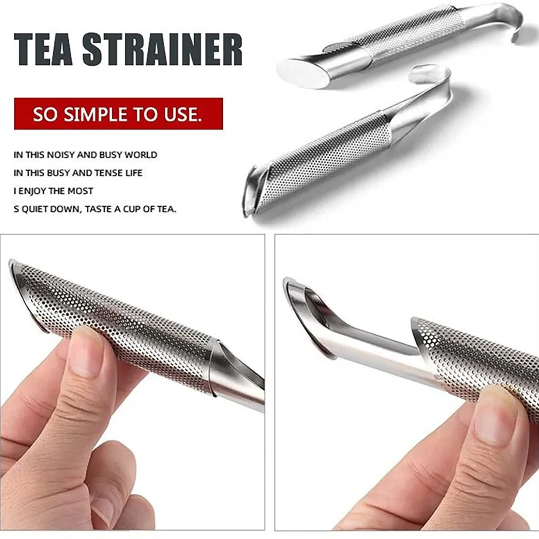 Stainless Steel Tea Infuser Strainer - Food-grade Spice Colator Reusable Teaware for Tea Ceremony Teapot Zpaxo