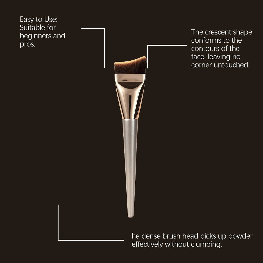 Even Coverage Flawless Base Soft Smooth Foundation Brush Easy Application High Powder Absorption Beauty Tool Flawless Makeup Zpaxo
